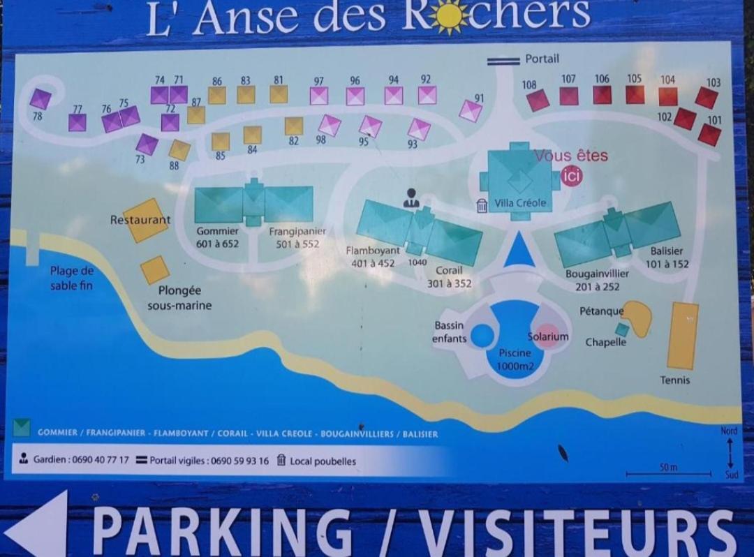 L'Oiseau Du Paradis Vue Mer Studio A Saint Francois A 100 M De La Plage المظهر الخارجي الصورة